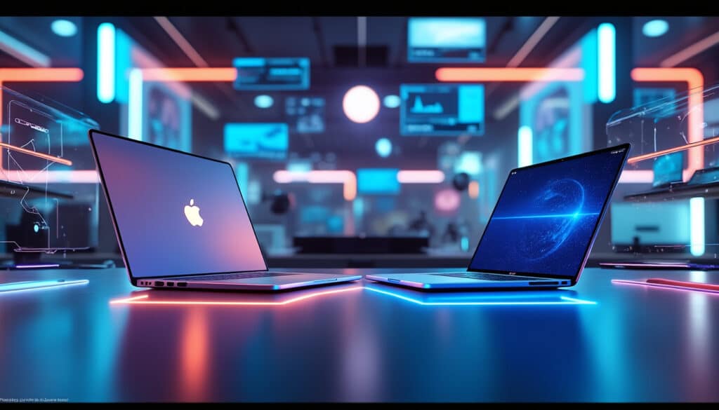 découvrez le duel ultime entre le macbook pro m4 et le dell xps 15 en 2025 : design, performances, autonomie et prix. quel ordinateur portable choisir ? comparatif complet pour faire le meilleur choix.