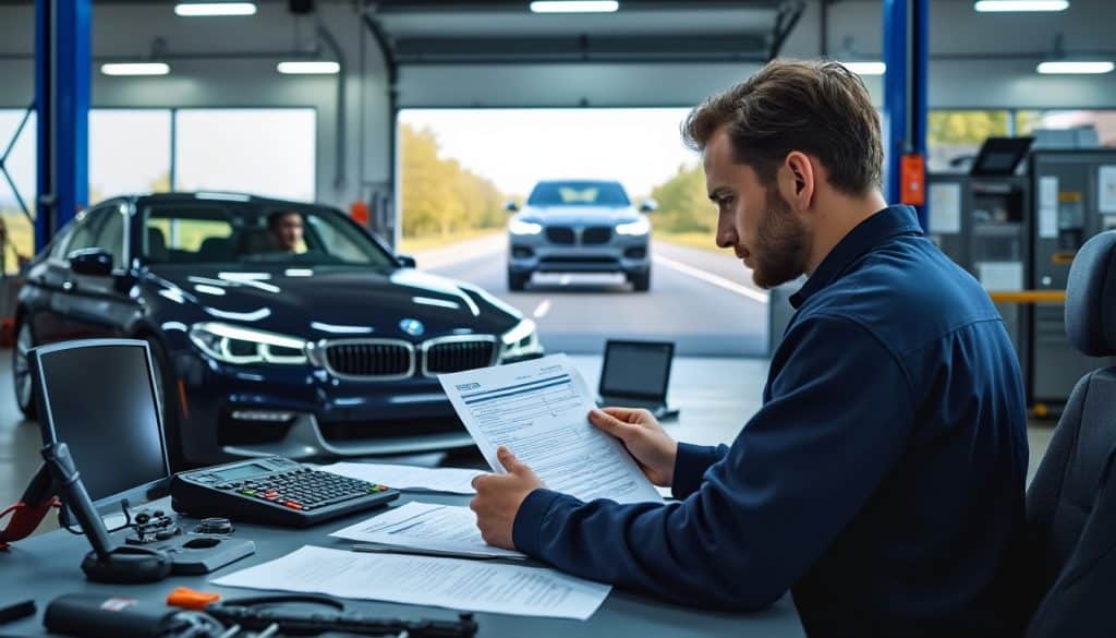 découvrez comment l'inspection des factures d'entretien du garage complète parfaitement l'essai routier pour garantir la fiabilité et la transparence de votre véhicule avant achat.