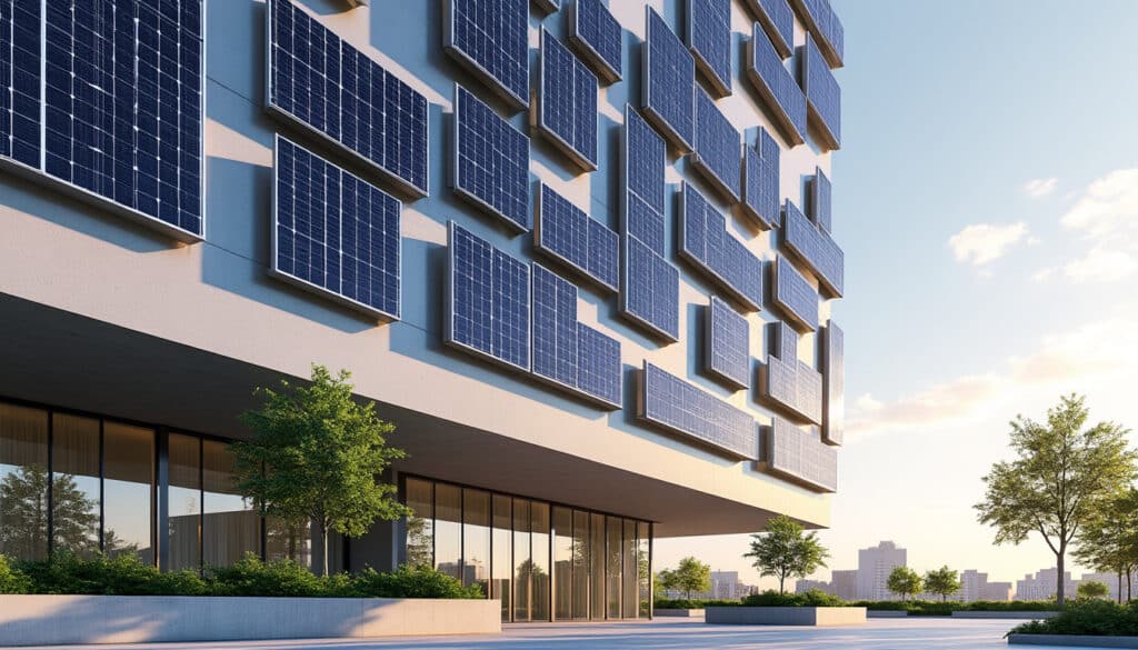 découvrez comment l'intégration architecturale en brise-soleil rend le photovoltaïque bifacial accessible et performant, alliant esthétisme et efficacité énergétique.